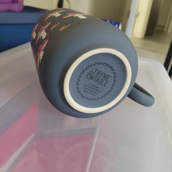 Gray Mushroom Pattern Mug - Picture 8 of 9